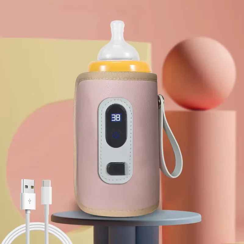 Chauffe biberon rapide intelligent compact rose