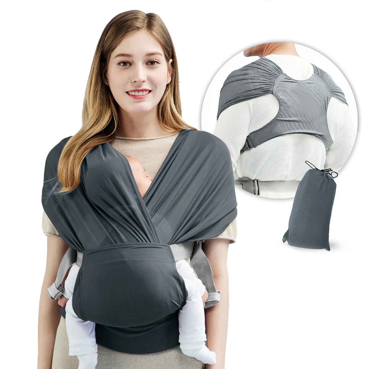 ECHARPE PORTE BEBE | Ergonomique Confort Bébé - Mon Bébé Sourire