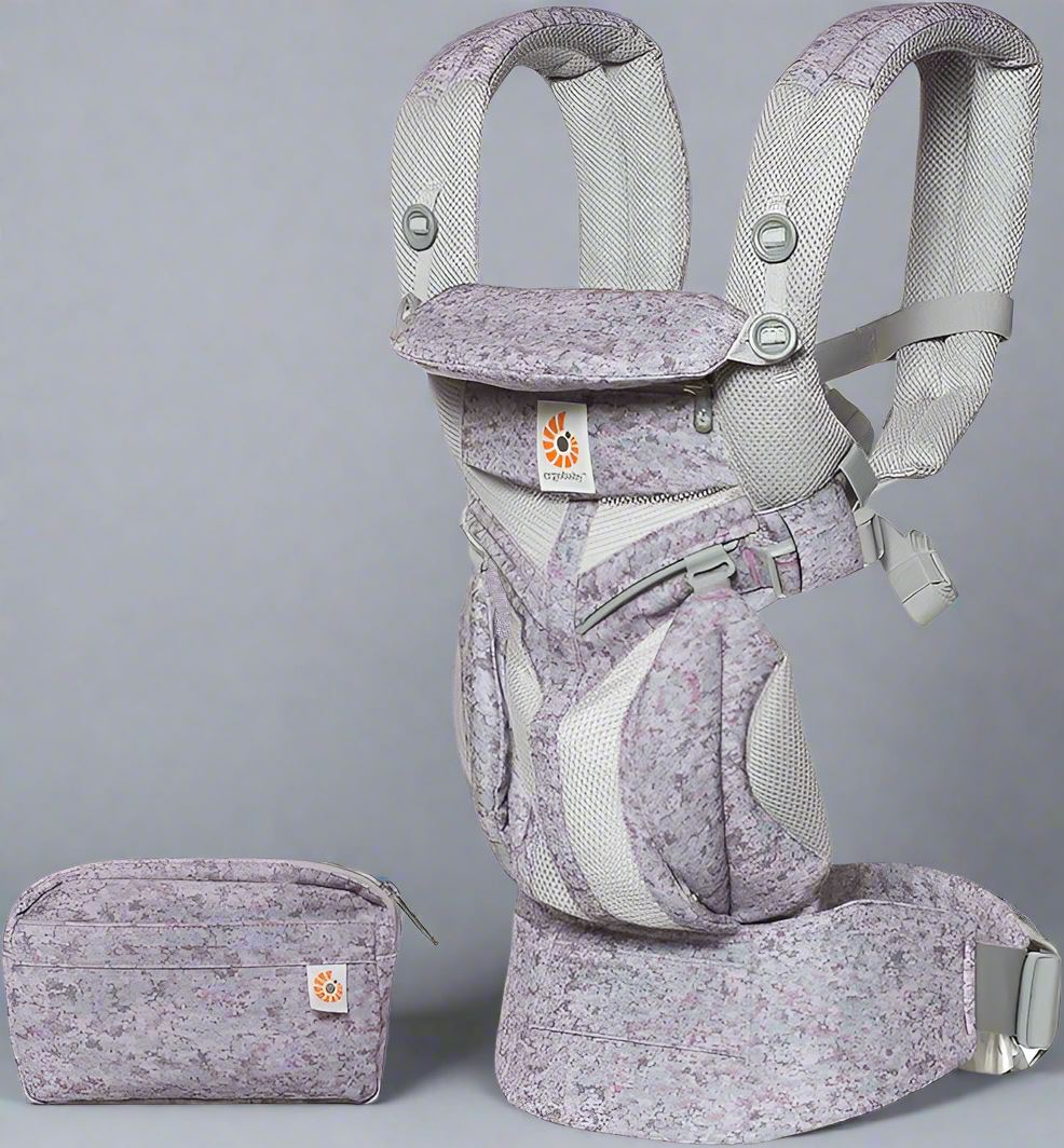 Porte Bébé - BreathBabyBag™ - Mauve Lavande - Mon Bébé Sourire