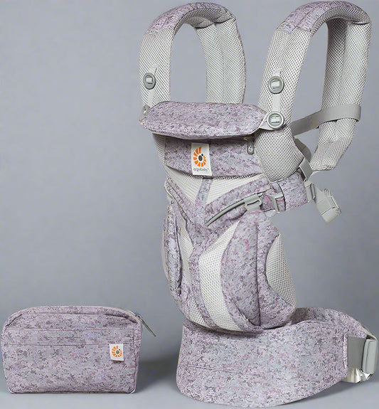 Porte Bébé - BreathBabyBag™ - Mauve Lavande - Mon Bébé Sourire