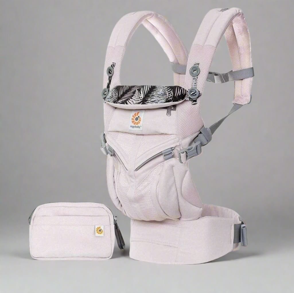 Porte Bébé - BreathBabyBag™ - Rose Maille - Mon Bébé Sourire
