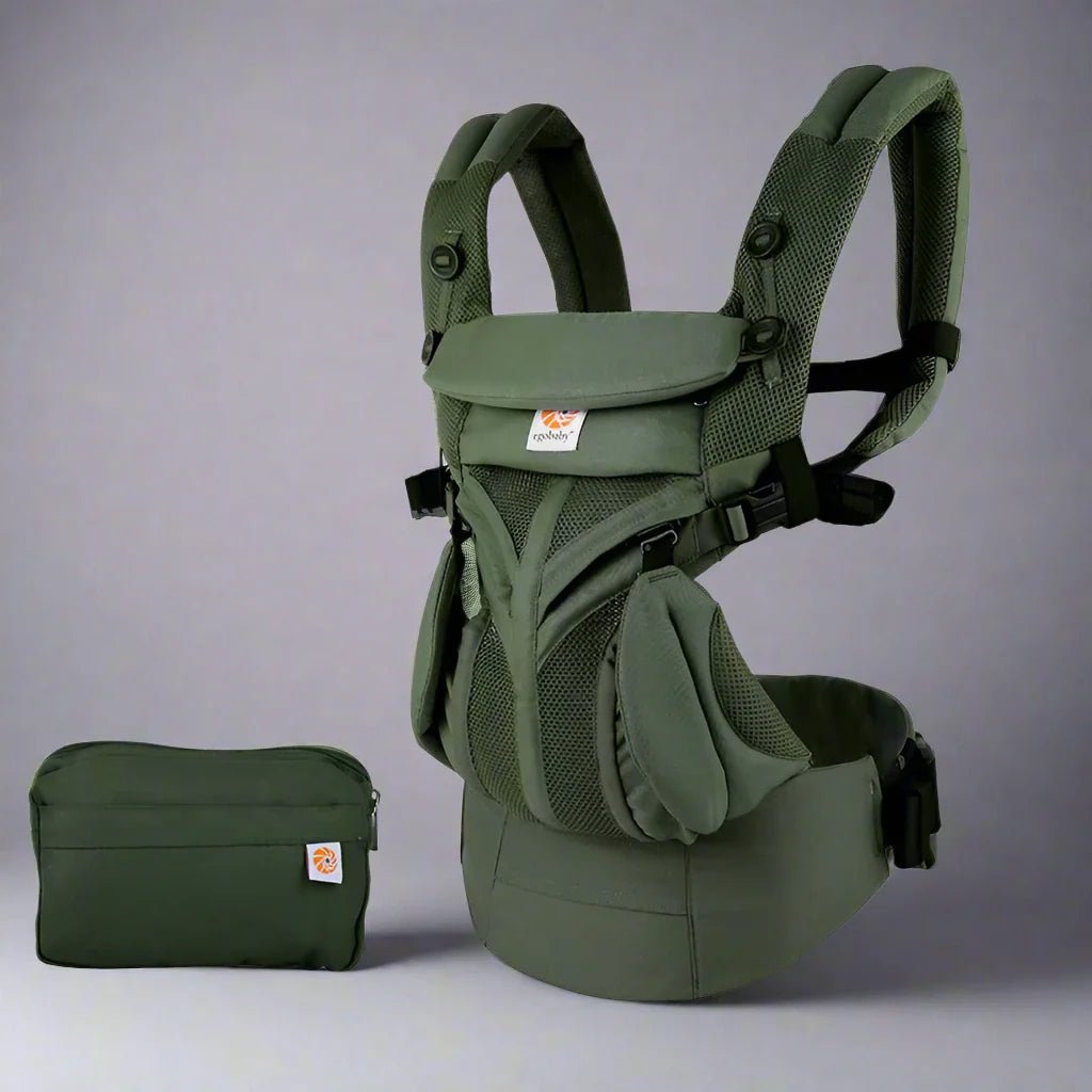 Porte Bébé - BreathBabyBag™ - Vert Olive - Mon Bébé Sourire