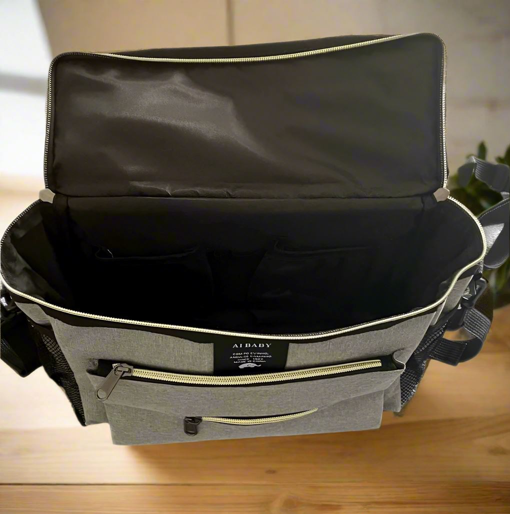 Sac à Langer - BabyTravel™ - Gris - Mon Bébé Sourire