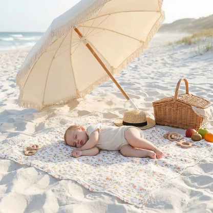 bébé dort sur couverture bebe douce