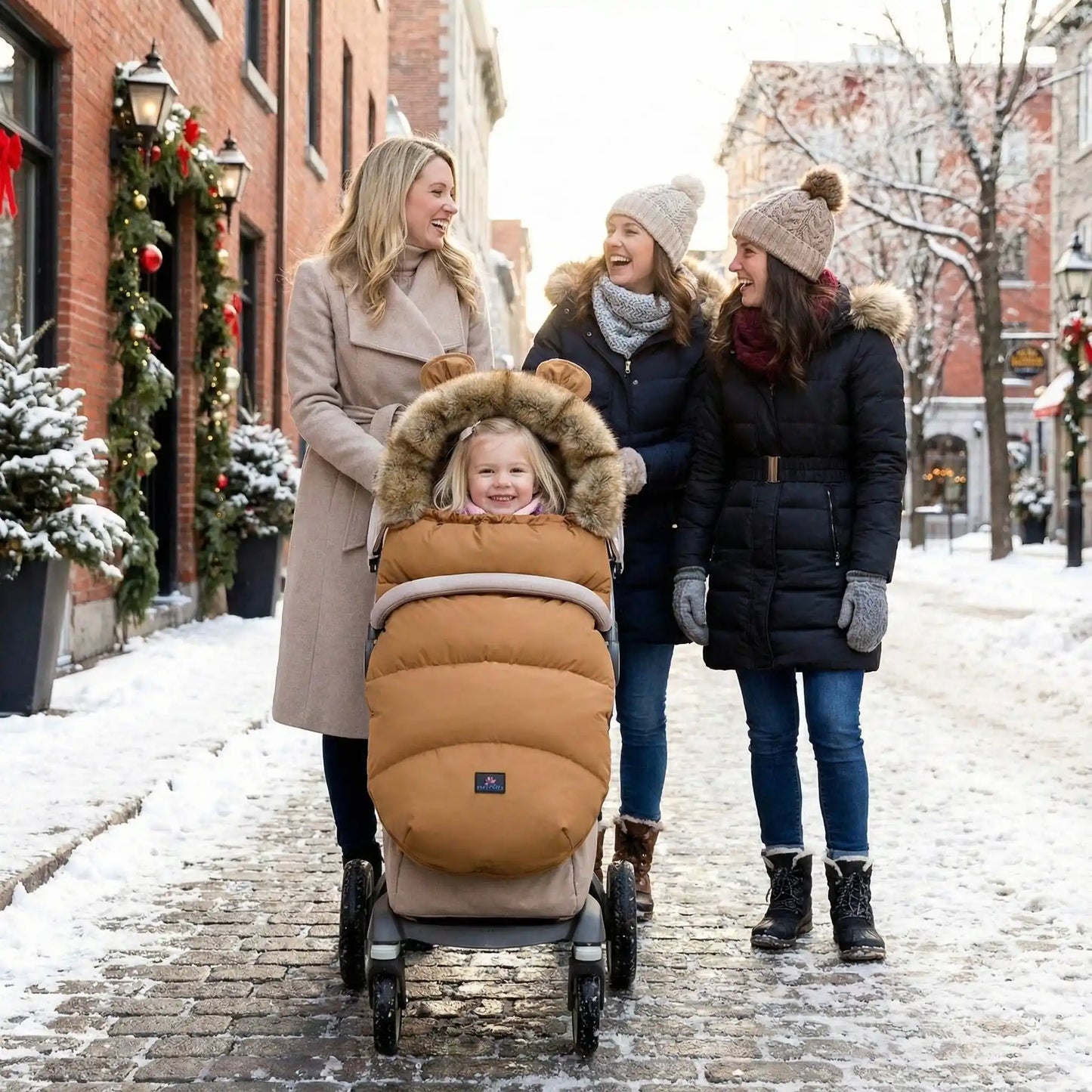 chanceliere pour poussette ultra confort hivernal balade a montréal