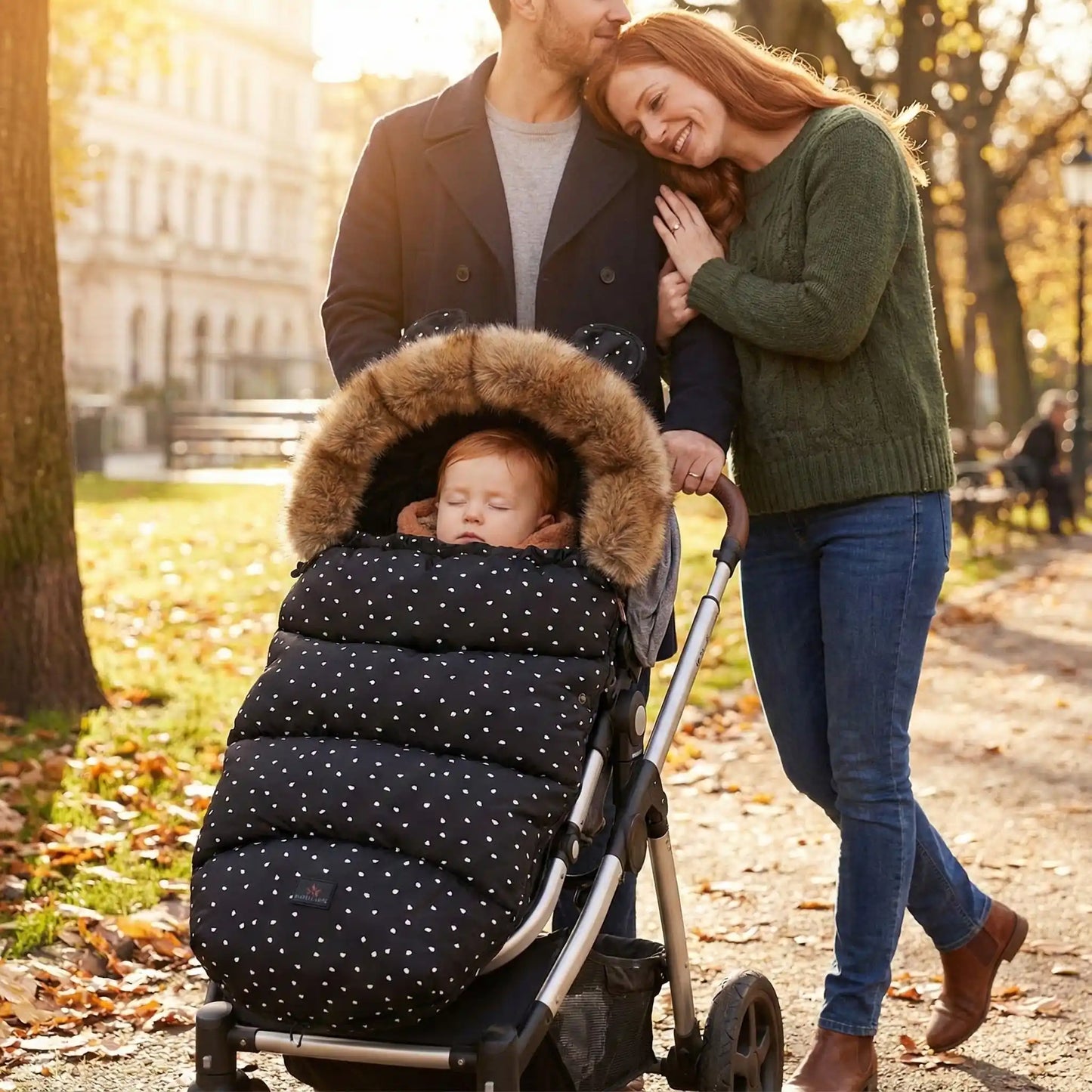 chanceliere pour poussette ultra confort hivernal universelle