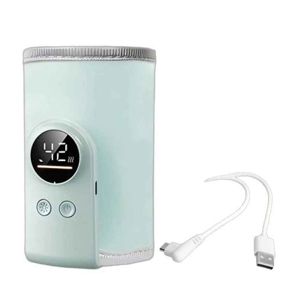 chauffe biberon intelligent leger controle temperature couleur menthe