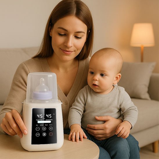 Chauffe biberon​ multifonctions sterilisateur haute precision