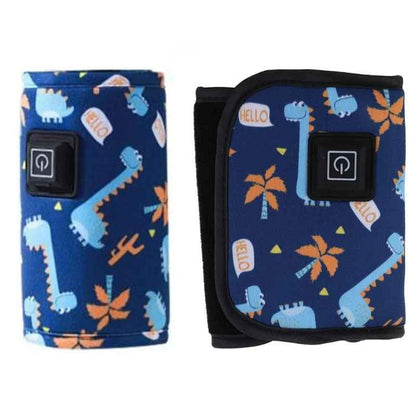 chauffe-biberon portable nomade dinosauresbleu