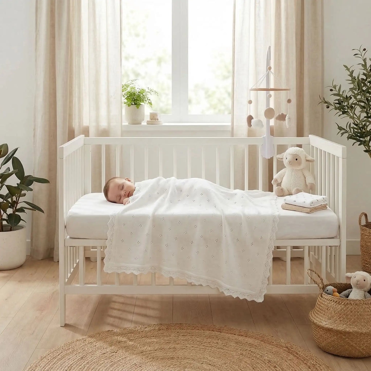 couverture bebe crochet respirante