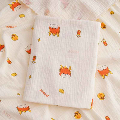 couverture bébé mousseline de coton ultra légère