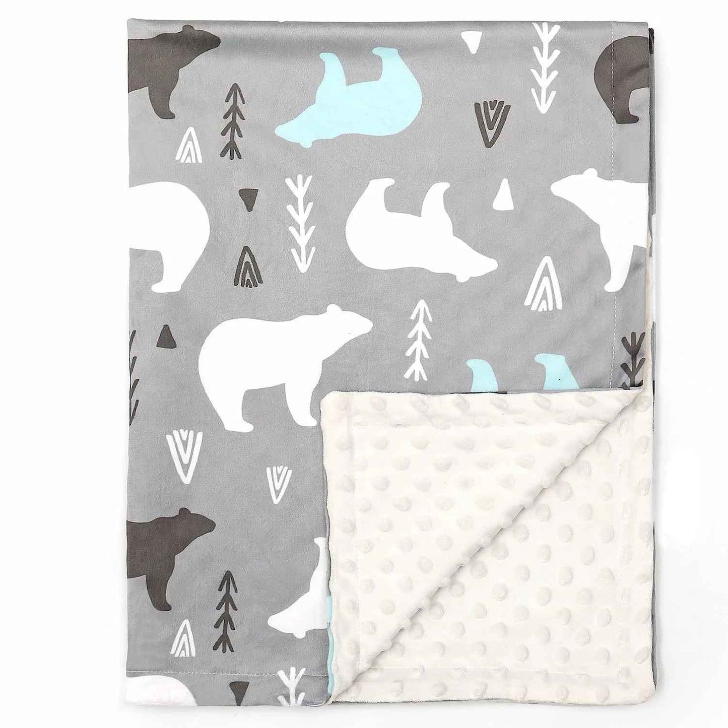 couverture bebe polaire lavable douce confortable