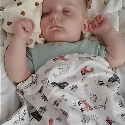 Couverture bebe polaire lavable douce et confortable