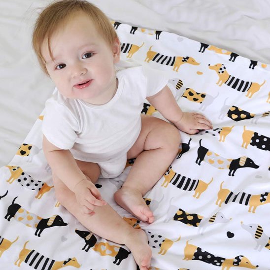 Couverture bebe polaire lavable douce
