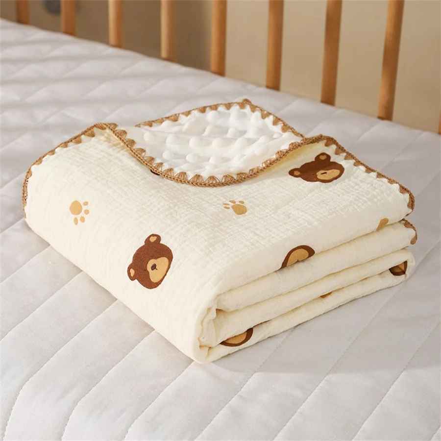couverture bebe polyvalente douce respirante