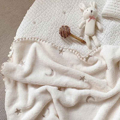couverture en polaire bebe douce et confortable