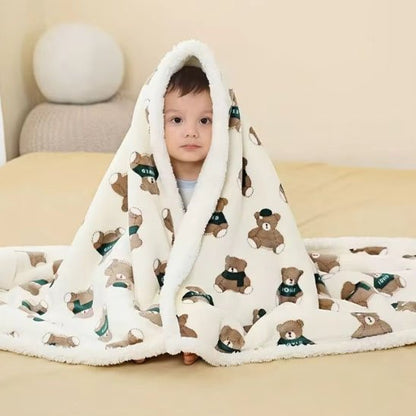 Couverture polaire bebe polyvalence d'usage