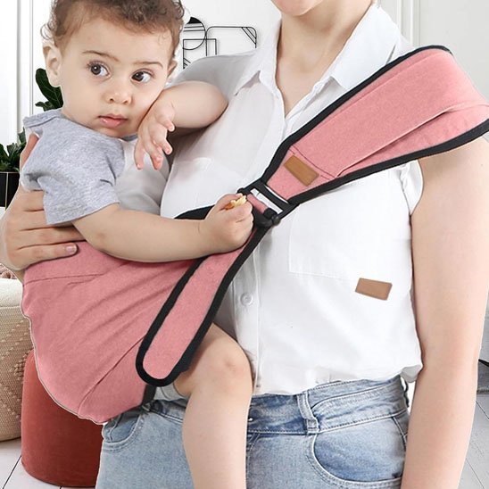Echarpe de portage Porte bébé | Ergonomique Physiologique - Mon Bébé Sourire