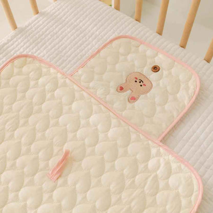 Matelas à langer nomades pliable compact détail bordures 