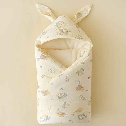 nid d'ange bébé triple couche respirant cocon douceur elephant