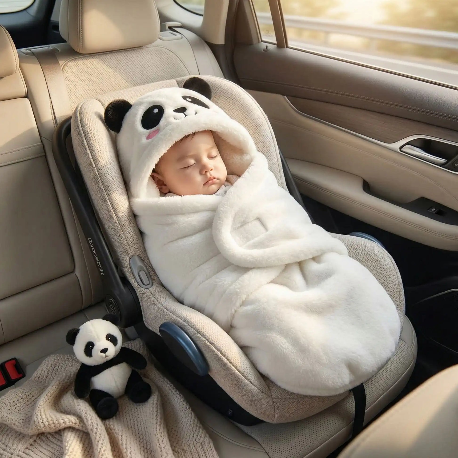 Nid d ange bebe enveloppant confortable doux polaire trajet en voiture