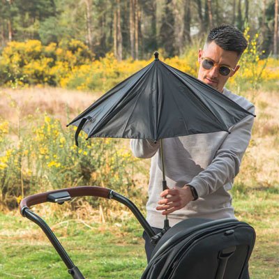 Ombrelle pour poussette​ orientable compacte universelle