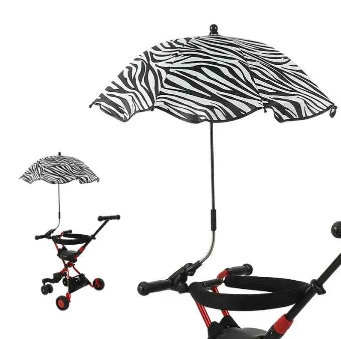 ombrelle our poussette tissu. résistant orientable