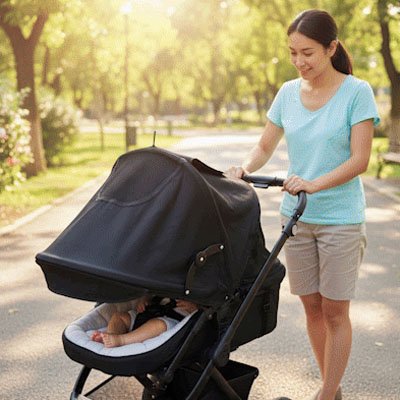 Par soleil pour poussette​ compact