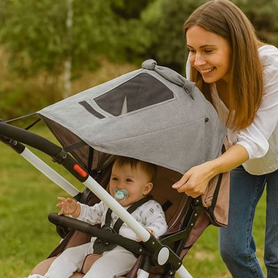 Par soleil pour poussette​ compacte
