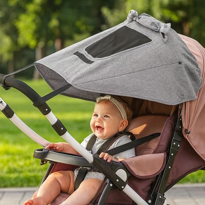 Par soleil pour poussette​ compatibilité universelle