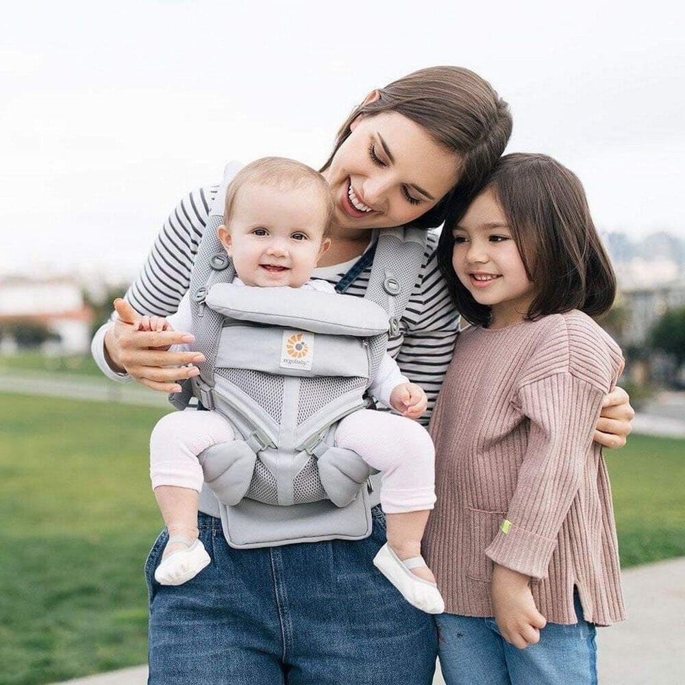 Porte Bébé - BreathBabyBag™ - Gris - Mon Bébé Sourire