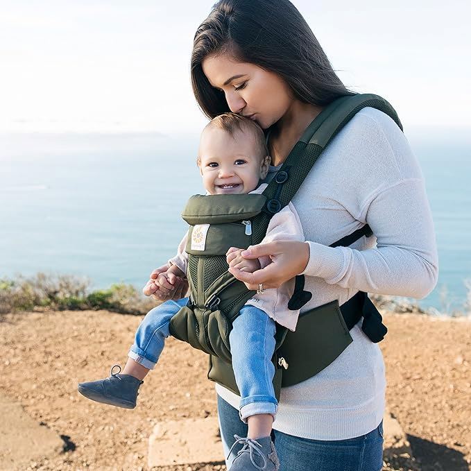 Porte Bébé - BreathBabyBag™ - Vert Olive - Mon Bébé Sourire