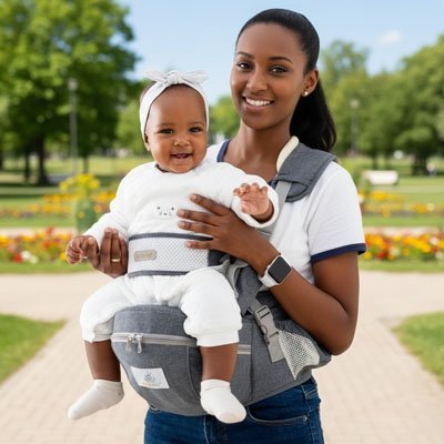Porte bébé physiologique | Confort Premium - Mon Bébé Sourire