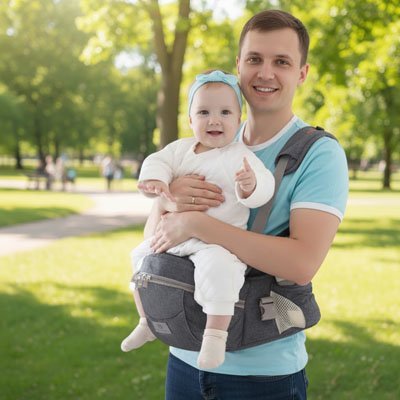 Porte bébé physiologique | Confort Premium - Mon Bébé Sourire