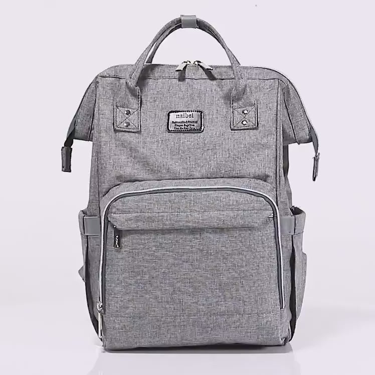 video presentation sac a langer gris