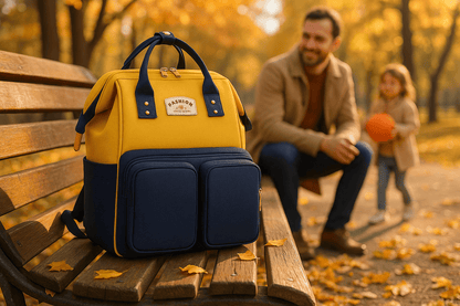 SAC A DOS A LANGER | Multifonctionnel Bicolore - Mon Bébé Sourire