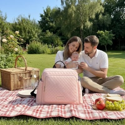 sac à langer à dos résistant grande capacité imperméable élégant