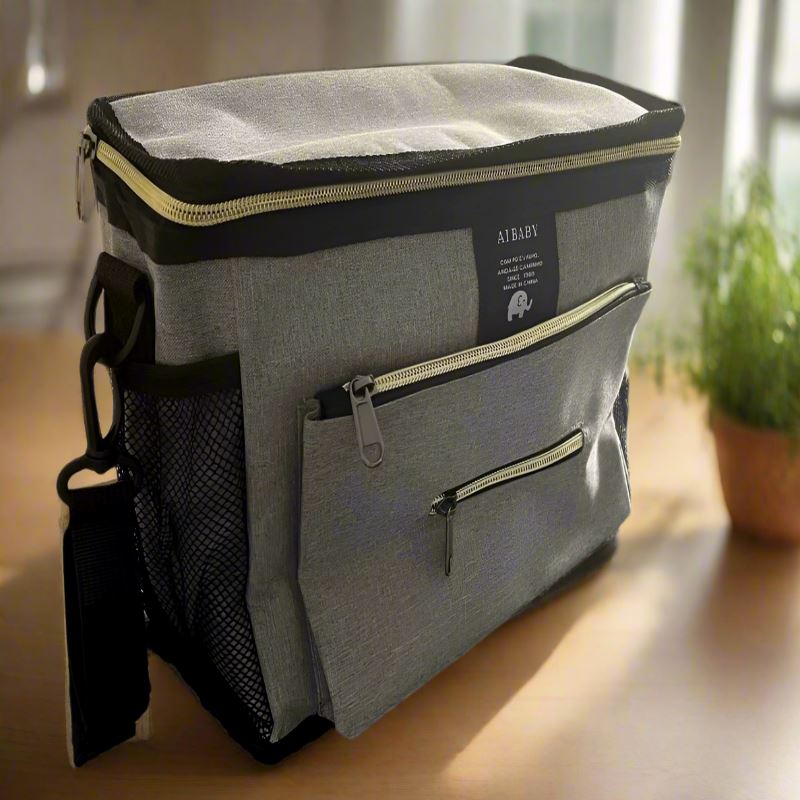 Sac à Langer - BabyTravel™ - Gris - Mon Bébé Sourire