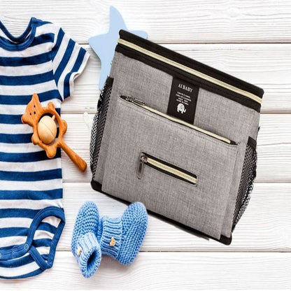 Sac à Langer - BabyTravel™ - Gris - Mon Bébé Sourire