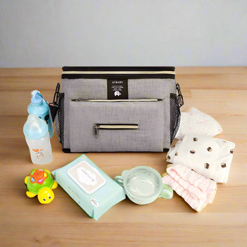 Sac à Langer - BabyTravel™ - Gris - Mon Bébé Sourire