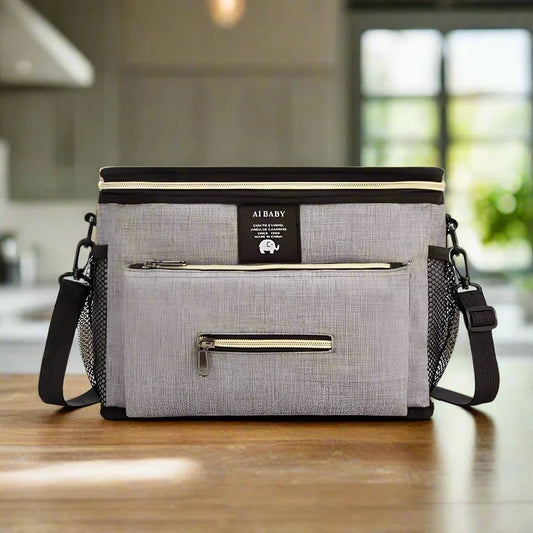 Sac à Langer - BabyTravel™ - Gris - Mon Bébé Sourire