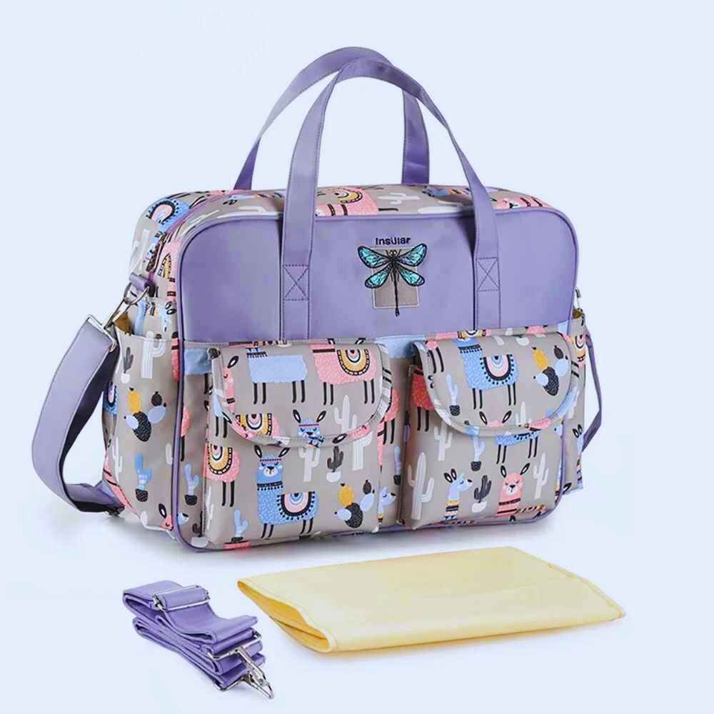 sac a langer large capacité gris