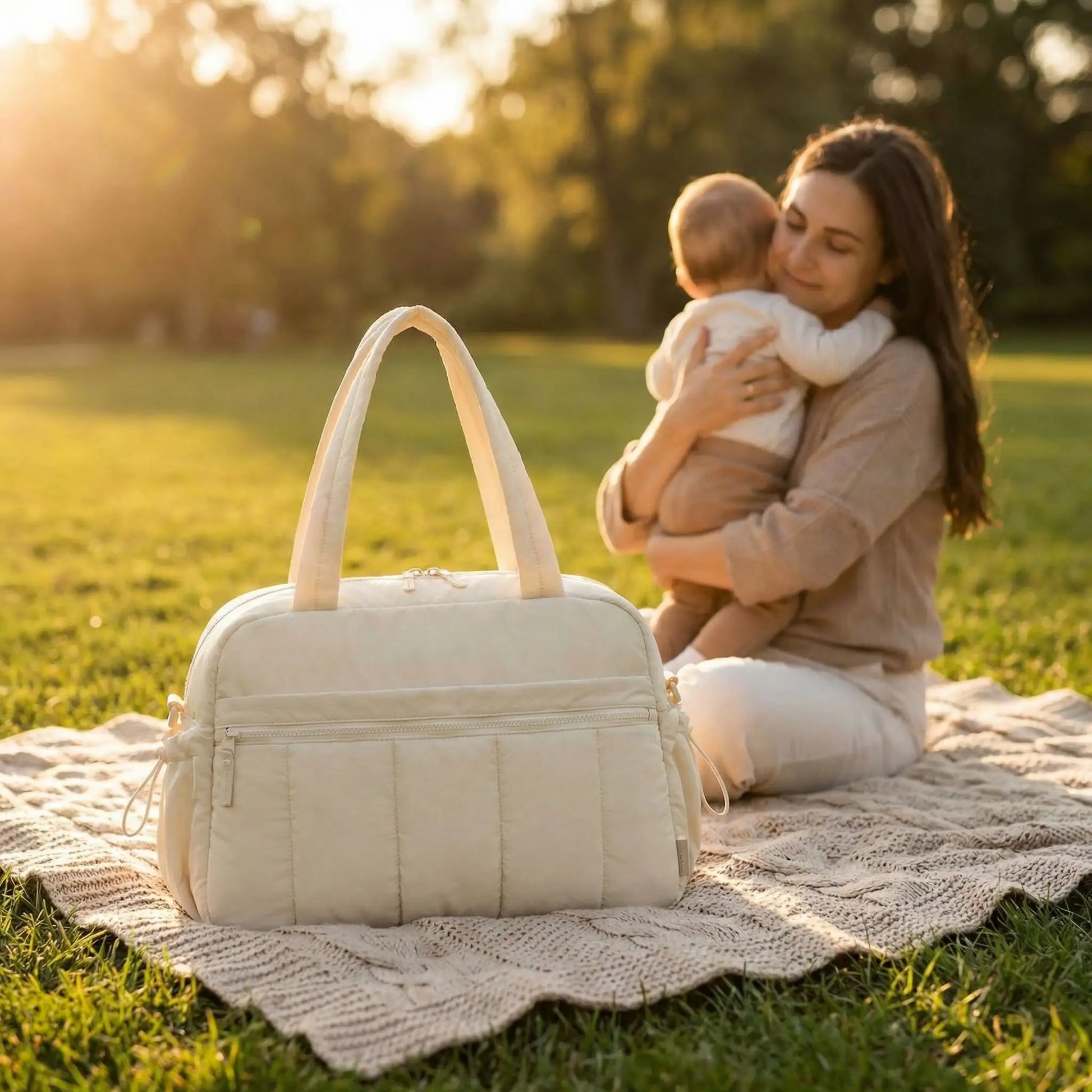 sac à langer pratique nombreuses poches spacieux