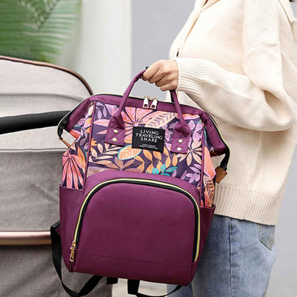 sac à langer sac à dos robuste grande capacité polyester 