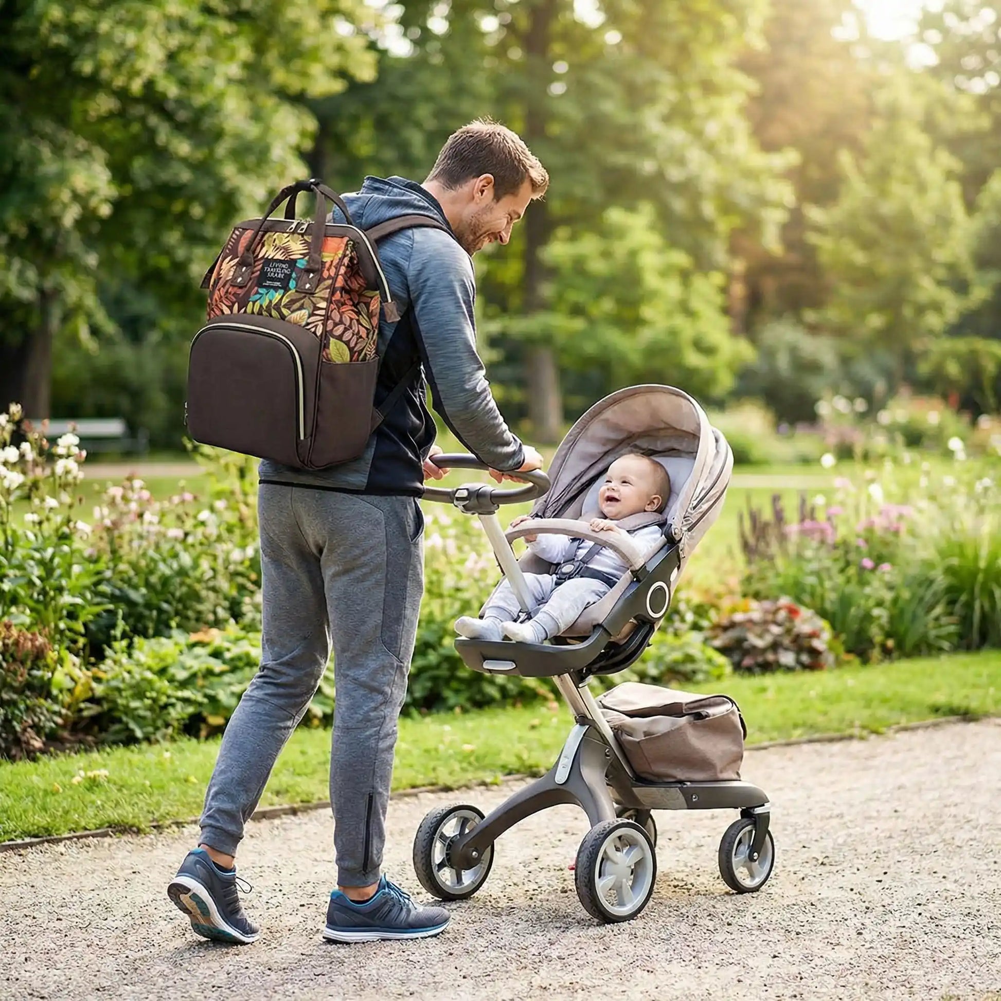 sac à langer sac à dos robuste grande capacité sortie avec papa 
