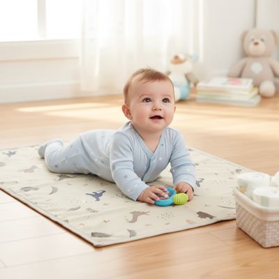 Tapis  langer nomade confortable compact pliable impermeable